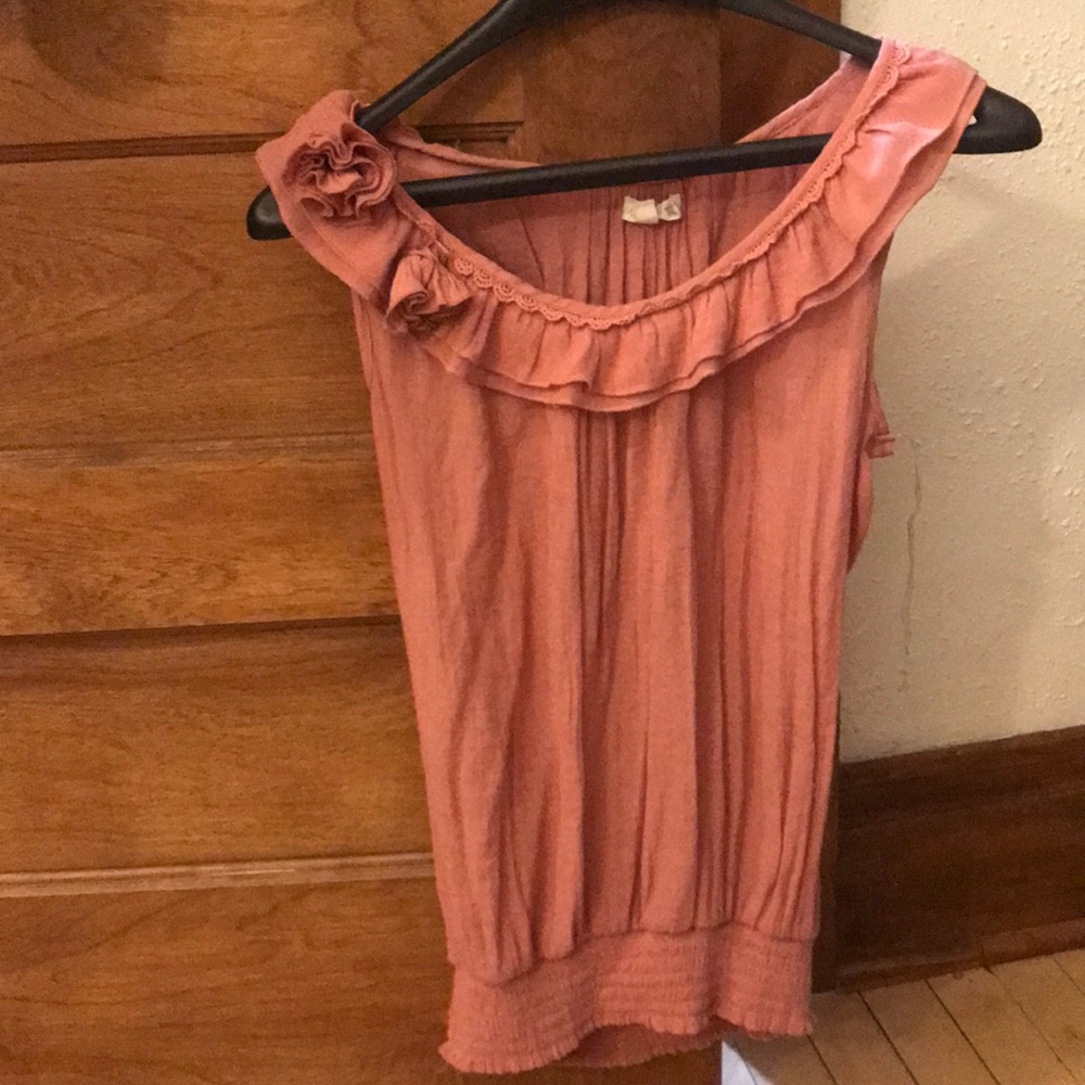 Pink Sleeveless Top